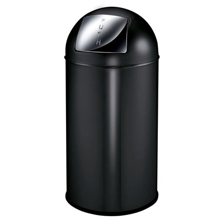Eko - Poubelle Pushbin - 40 litres - Noir Mat