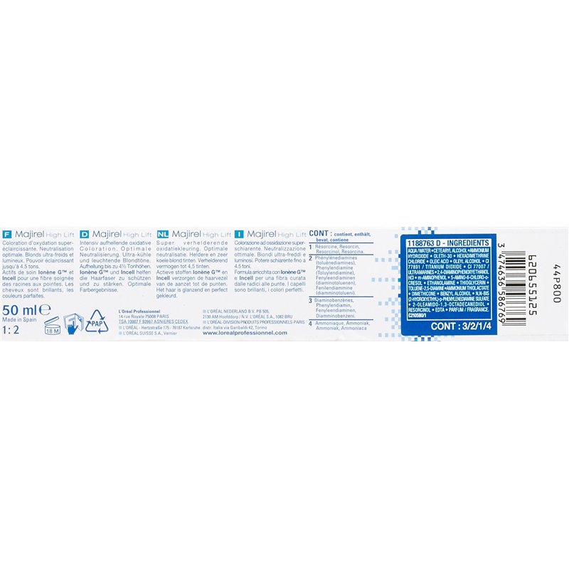 Image secondaire de Loreal MAJI HIGH LIFT Masque lissant 50 ml Violet ASH V511