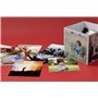 Canon Photo Cube Creative Pack, Pink - PP-201 Glossy II Photo Paper 5x5" (40 Sheets) + Photo Frame - Compatible with Canon PIXMA