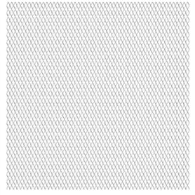 vidaXL Panneau de Grillage étendu Acier INOX 50x50 cm 30x17x2,5 mm