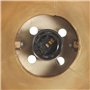 Bussandri Exclusive - Applique murale industrielle E27 45x25 cm couleur laiton