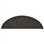 Tapis d'escalier auto-adhésifs 15 pcs 56x17x3 cm aiguilleté brun clair