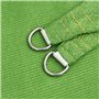 Bussandri Voile d'ombrage en polyéthylène haute densité 160 g/m² Vert clair 3,5 x 4,5 m