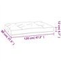 Palettensofa-Kissen Anthrazit 120x80x10 cm