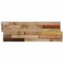 VidaXL Panneaux de revêtement mural 10 pcs 1,03m² Bois de teck recyclé