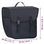 Sac de vélo simple pour porte bagages étanche 21 L Noir
