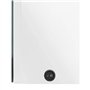 vidaXL Armadietto Bagno con Specchio e LED Bianco Lucido 50x13x70 cm