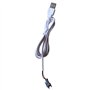 vidaXL Armadietto Bagno con Specchio e LED Bianco Lucido 50x13x70 cm