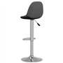 Sgabelli da Bar 2 pz in Tessuto Grigio Scuro