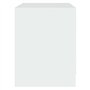 vidaXL Comodino Bianco 45x34,5x44,5 cm in Legno Ingegnerizzato