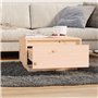 Couchtisch 55x56x32 cm Massivholz Kiefer