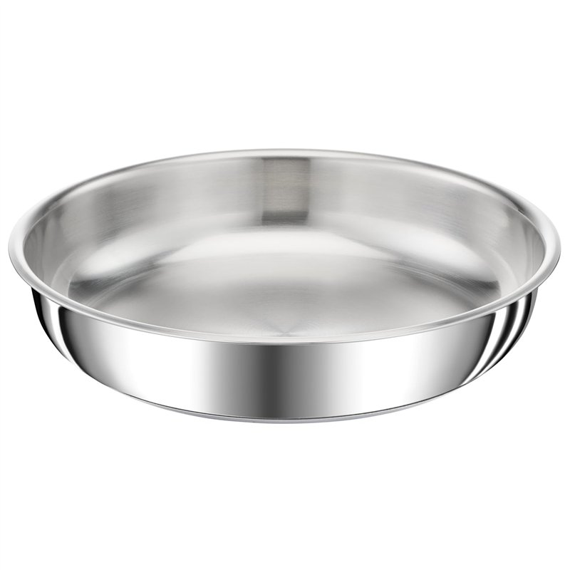 Tefal Ingenio Poêle 24 cm, Induction, Acier inoxydable haute qualité, Empilable, Polyvalence, Compatible lave-vaisselle, Prefere
