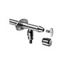 Schell 039950399 Polar II Robinet Mural extérieur résistant au Gel sans aérateur Chromé Mat