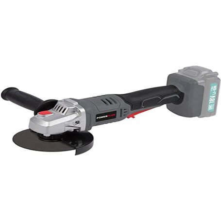 POWERPLUS 10251 - Meuleuse d'Angle - 115 mm/18 V - Vitesse de Rotation 7000 T/min - Poignée à revêtement souple