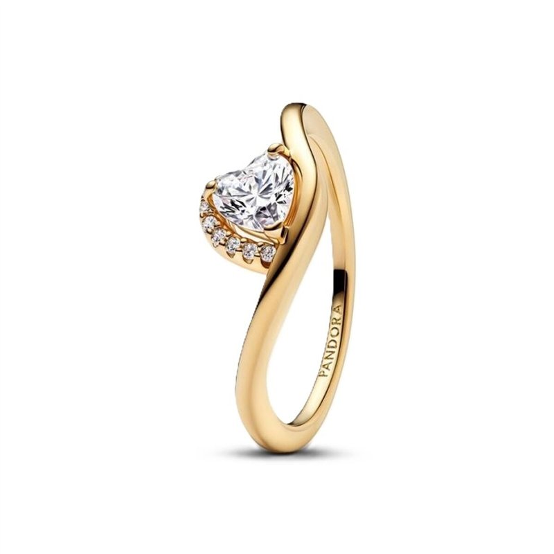 Bague Femme Pandora 163660C01-56 Doré 16