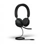 Jabra Evolve2 40 Casque PC Mono Écouteurs Certifié Microsoft Teams à Réduction du Bruit avec Technologie d'Appel à 3 Microphones