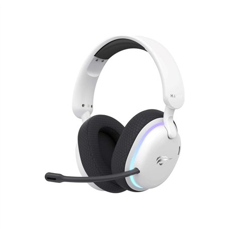 Casques avec Micro Gaming Havit Fuxi-H7 Blanc Noir