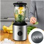 Braun JB 3272 SI PowerBlend 3 Mixeur avec 2 bouteilles Smothie2Go Bol en verre pour ingrédients chauds et froids 1,5 l