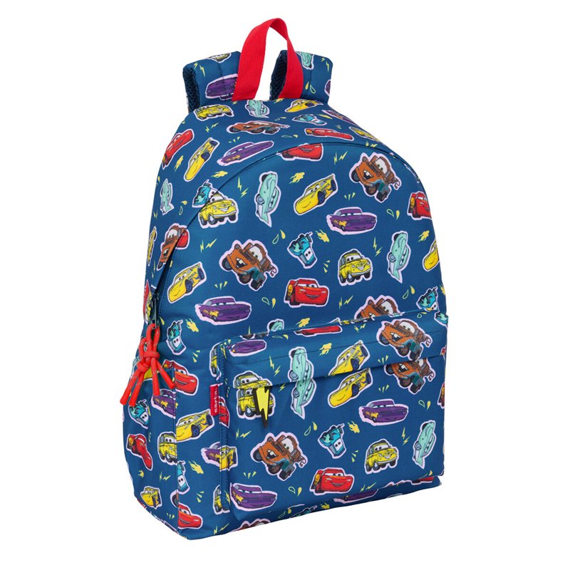 Sacoche pour Portable Cars Racing Blue marine 31 x 43 x 13 cm