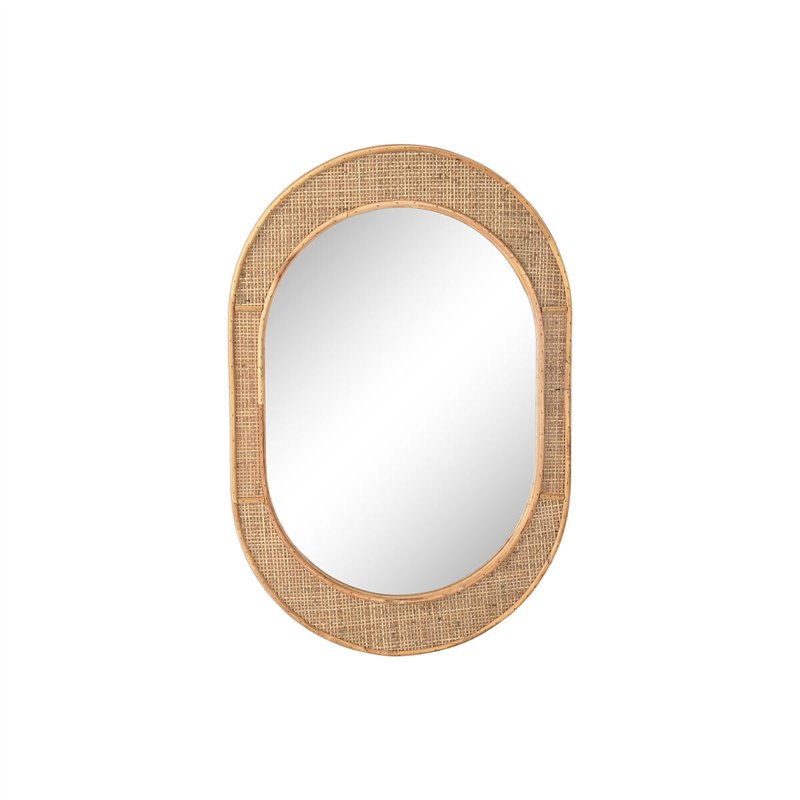 Miroir mural Home ESPRIT Naturel Scandi 51,5 x 2 x 77 cm
