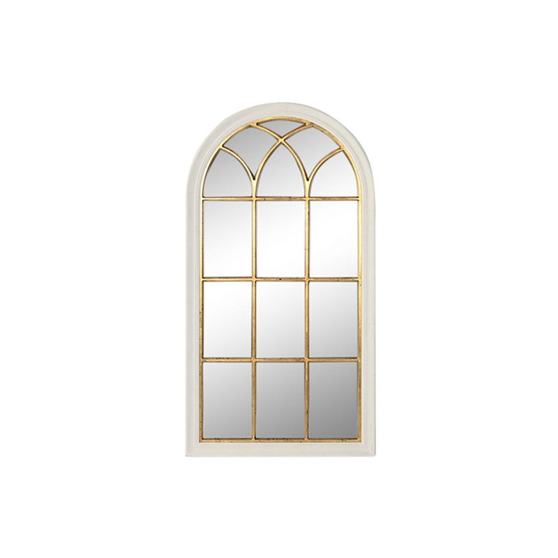Miroir mural Home ESPRIT Blanc Doré Fenêtre 68 x 4 x 128 cm