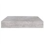 VidaXL Étagères murales flottantes 2 pcs Gris béton 23x23,5x3,8 cm MDF