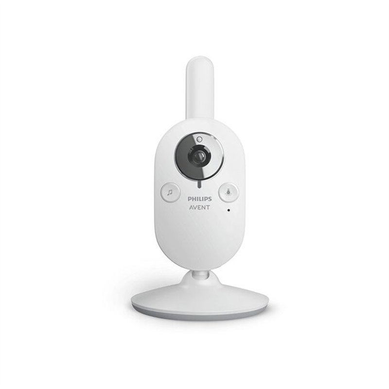 Image secondaire de Babyphone Vidéo - Portée : 300 metres / Écran couleur de 3,5' avec zoom x 2 / Berceuses - Veilleuse -Température - Mode Éco /