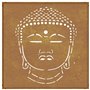 vidaXL Décoration Murale Jardin 55x55 cm Motif de tête de Bouddha, décoration Murale extérieure, Art Mural de Jardin, décoration