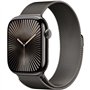 Apple Watch Series 10 GPS + Cellular - 46mm - Boîtier Slate Titanium - Bracelet Slate Milanese Loop - M/L