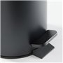 Poubelle de SDB - TODAY - UTILITY - 3 L - Ø 17 x x H 25 cm - Polypropylene - Soft Black