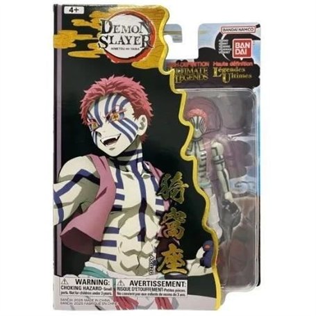 Figurine articulée Ultimate Legends HD -  BANDAI - Demon Slayer -  Akaza - 12 cm