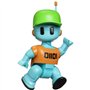 Figurine articulée - BANDAI - Stumble Guys - Robot Guy - 11 cm - Avec stickers