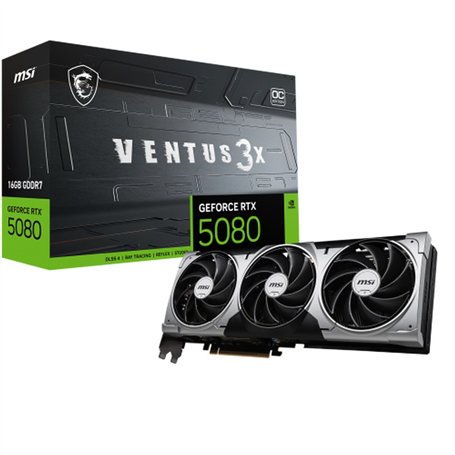 Carte Graphique MSI RTX 5080 16G VENTUS 3X OC 16 GB