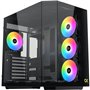 Boîtier PC - XIGMATEK - CUBI II - Cube - E-ATX - Verre trempé - ARGB - Noir