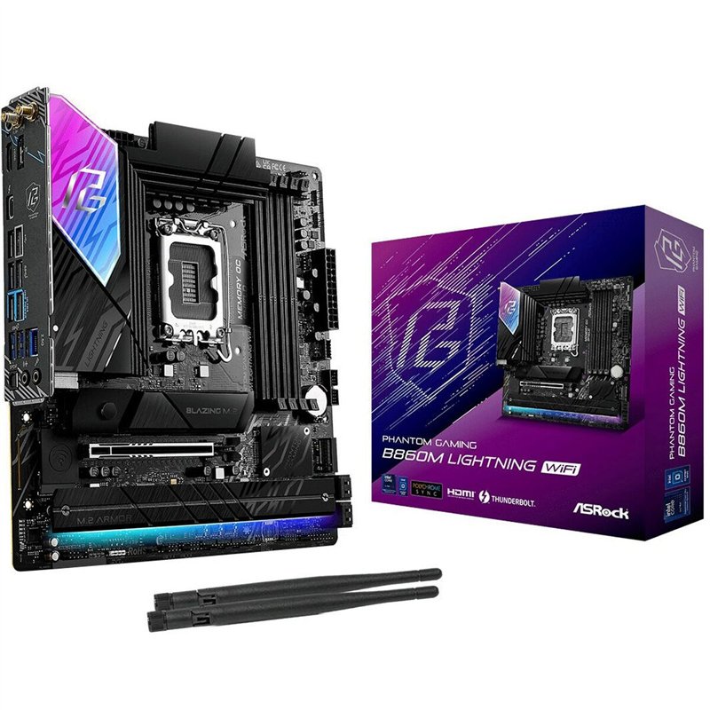 Carte Mère ASRock B860M Lightning WiFi Intel B860