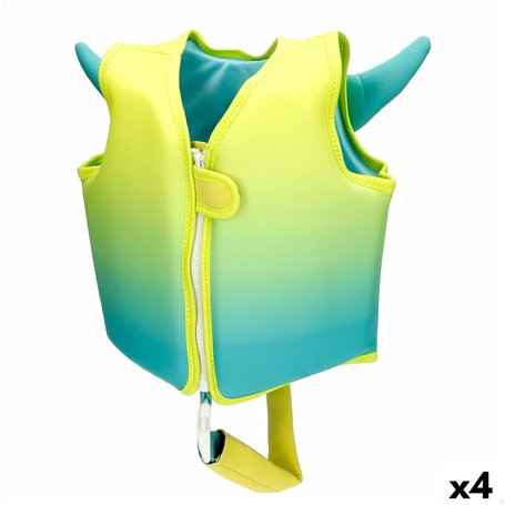 Gilet de sauvetage AquaSport 30 x 30 x 10 cm Jaune (4 Unités)