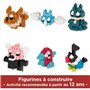 Coffret de 6 figurines en briques - BANDAI - NANOBLOCK - Pack Pokémon type Normal