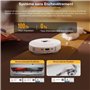ROBOROCK QREVO 5AE - Aspirateur Robot Laveur avec Station - Puissance 12000 Pa - Serpillieres FlexiArm - Double Anti-emmelement