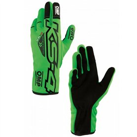 Gants de karting OMP KS-4 Noir Vert