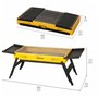Barbecue Portable Aktive Acier 89 x 33 x 33 cm Jaune