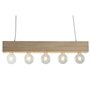 Suspension Home ESPRIT Blanc Noir Marron Clair Bois 50 W 80 x 10 x 30 cm