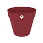 Pot de fleur - Elho - Loft Urban Rond - Rouge - L 29 x B 28.5 x H 26 cm - Extérieur - 100% recyclé