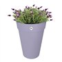 Pot de fleur - Elho - Loft Urban Rond - Haut 35 - Violet - L 34 x B 33.5 x H 45 cm - Extérieur - 100% recyclé