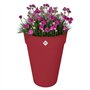 Pot de fleur - Elho - Loft Urban Rond - Haut 35 - Rouge - L 34 x B 33.5 x H 45 cm - Extérieur - 100% recyclé