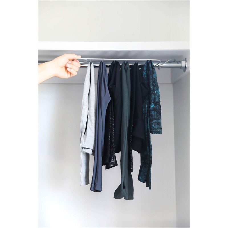 Image secondaire de JOKARI Cintre d'économie d'espace 6 en 1 antidérapant pour Leggings, Pantalons, Foulards et Plus Encore. Maximisez Le Stockage e