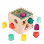 B. Toys - Wonder Cube - Jouet de développement en Bois - trieur de Formes - 9 Formes colorées - Jouet éducatif pour Les Tout-Pet