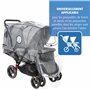 Reer 2144227 Habillage Pluie pour Poussette Double
