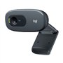 Logitech HD Webcam C270 Webcam HD avec microphone intégré USB Compatible Skype/MSN/Facebook Noir (version Europe Centrale)