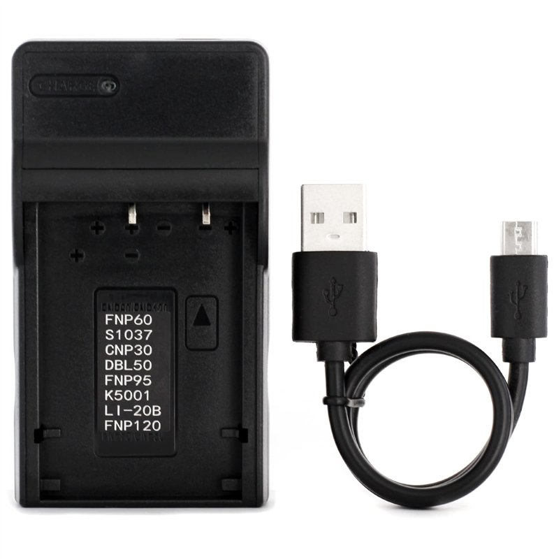 KLIC-5000 USB Chargeur pour Kodak EasyShare DX6490, DX7440, DX7590, DX7590 Zoom, DX7630, LS420, LS433, LS443, LS633, LS743, LS75