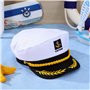 BESTOYARD Casquette de Capitaine Marin (Blanc),Taille Unique